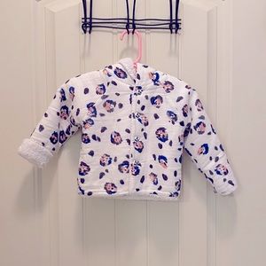 White & Pink Cheetah Onesie and Jacket